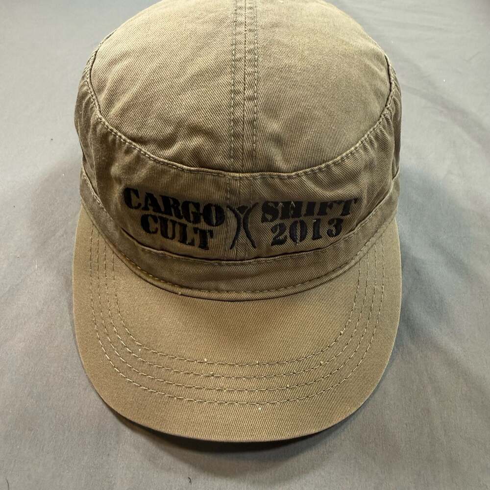 Cargo Cult 2013 Hitwear Brown Military Cadet Cap Adjustable Embroidered Hat